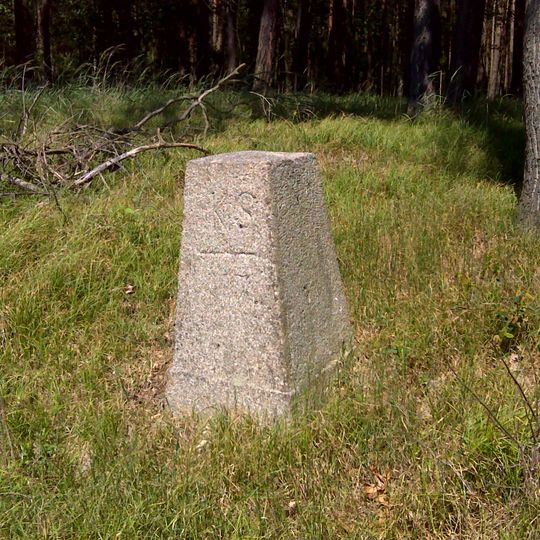Sächsisch-Preußischer Grenzstein: Pilar Nr. 117