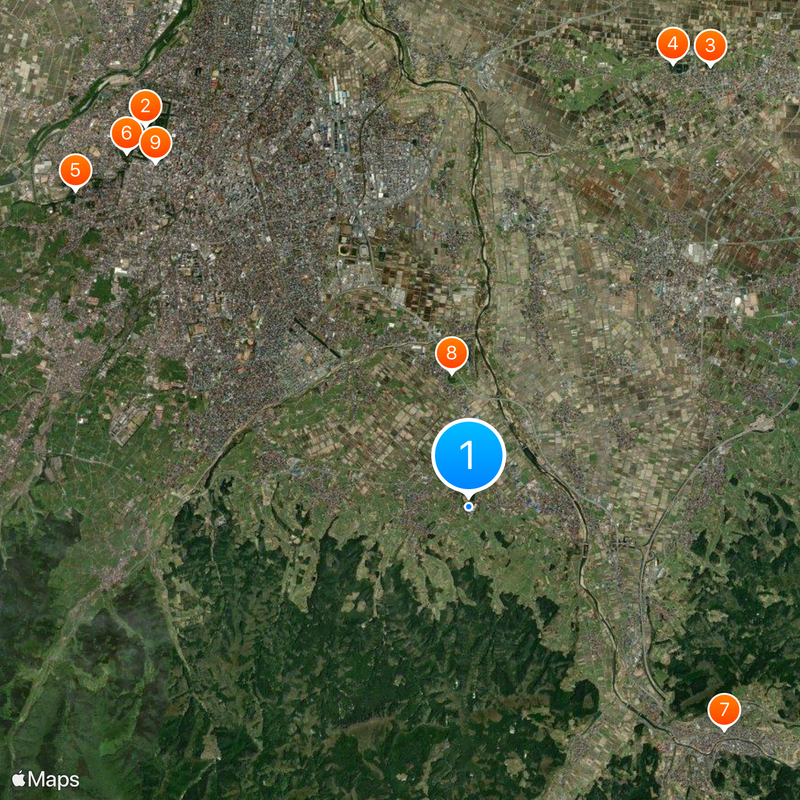 Toogijuku High School Map
