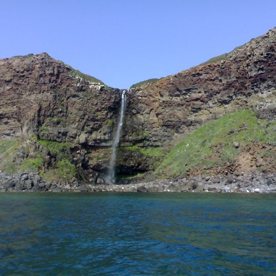 Cascata a mare di Capu Nieddu