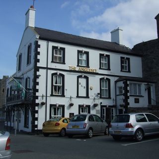 The Anglesey Hotel including courtyard wall to rear
