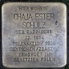 Stolperstein dedicated to Chaja Ester Schulz