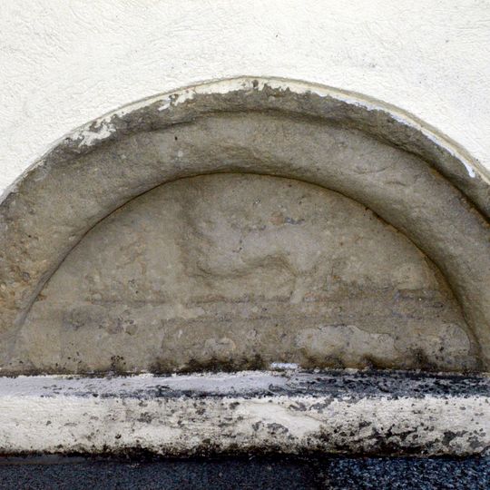 Romanisches Tympanonrelief