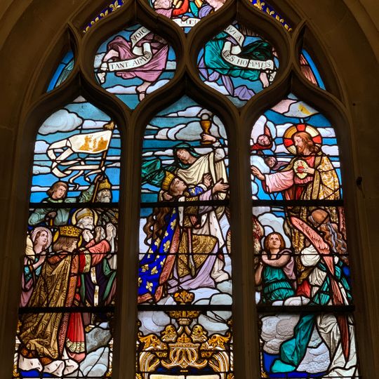 Vitrail du Sacré-Cœur