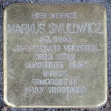 Stolperstein en memoria de Markus Smulowicz