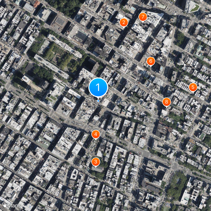 Council of Fashion Designers of America Map