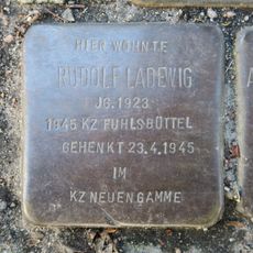 Stolperstein en memoria de Rudolf Ladewig