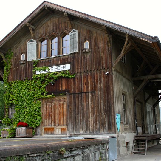 Güterschuppen des Bahnhofs