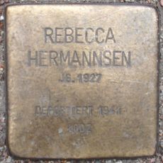 Stolperstein dedicated to Rebecca Hermannsen