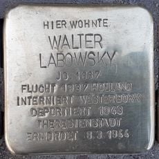 Stolperstein dedicated to Walter Labowsky