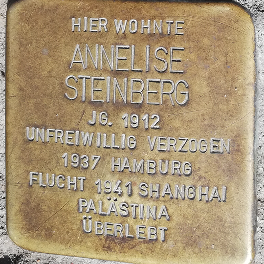 Stolperstein en memoria de Annelise Steinberg