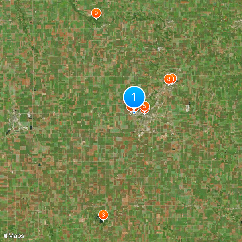 Université de Northern Illinois Carte