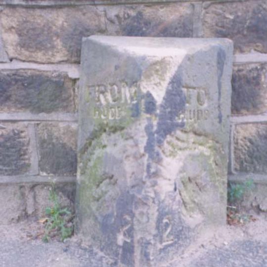Milestone, Outside 491 Blackmoorfoot Road, Crosland Moor