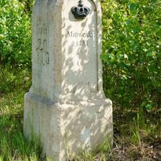 Kgl.-sächs. Postmeilenstein in Ottendorf