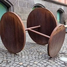 Achse mit drei Scheiben