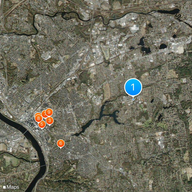 Western New England University Map