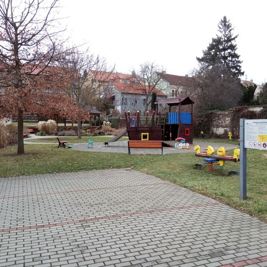 Municipal garden Praha-Zbraslav