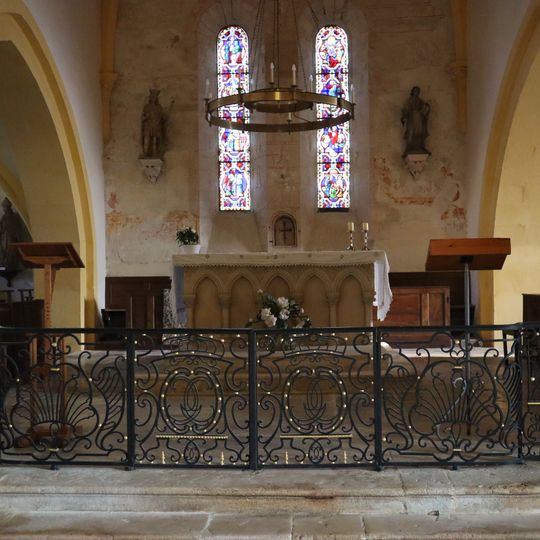 Clôture de choeur à Chaudenay