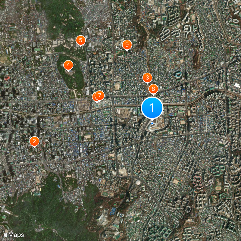 Dongdaemun Design Plaza & Park Map
