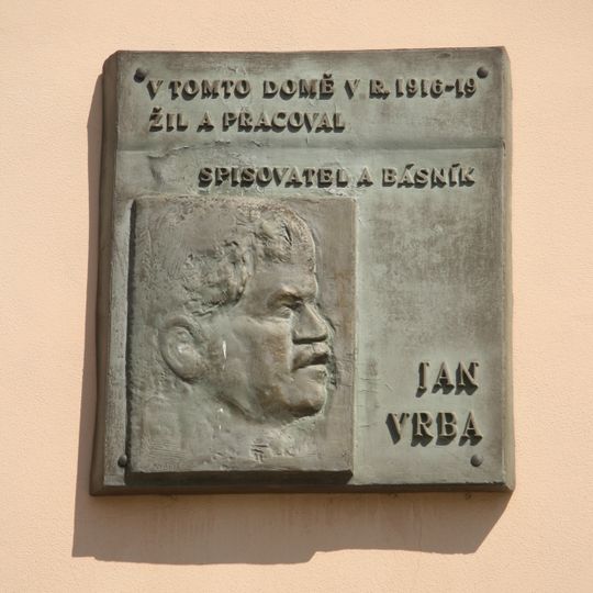 Pamětní deska Jana Vrby