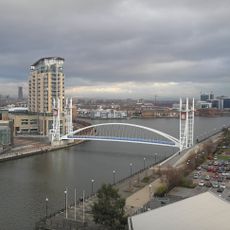 Salford Quays lift bridge