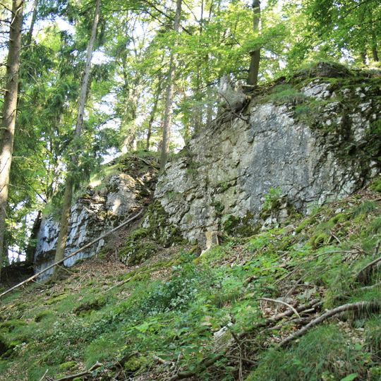 Hubertusfelsen W von Unteremmendorf