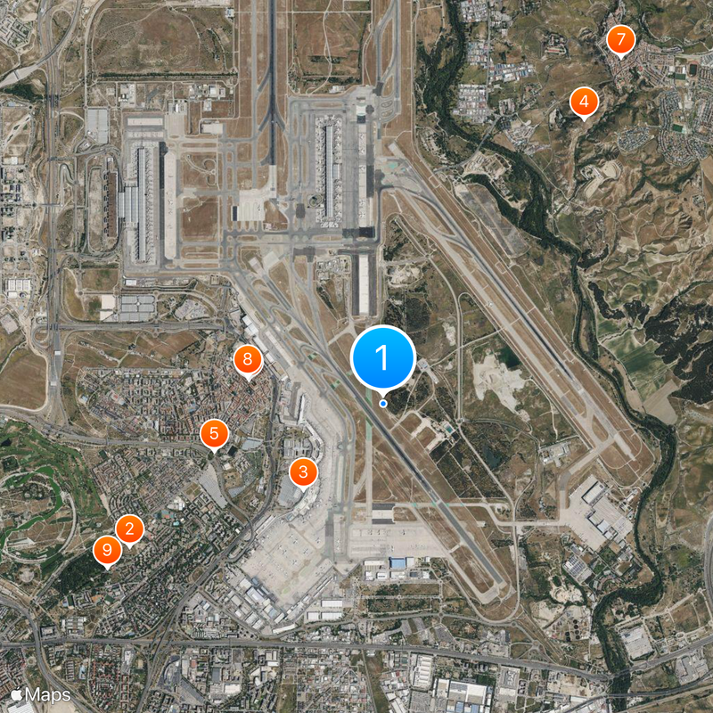 Adolfo Suarez Madrid-Barajas Airport Map