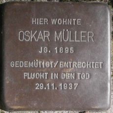 Stolperstein en memoria de Oskar Müller