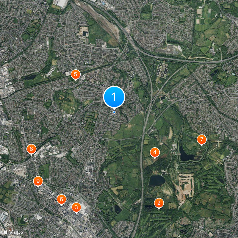 West Bromwich East Map