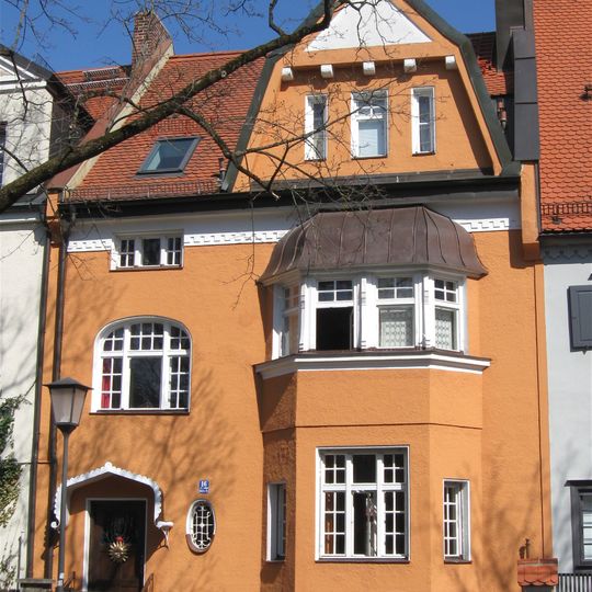 Reihenhausgruppe Böcklinstraße 16–20