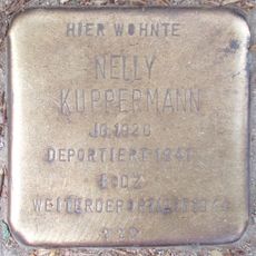 Stolperstein dedicated to Nelly Kuppermann