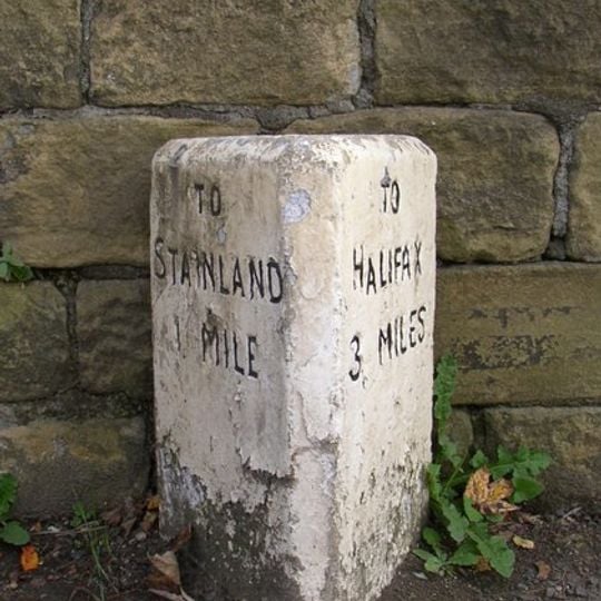 Milestone Opposite Ingwood Mill, West Vale