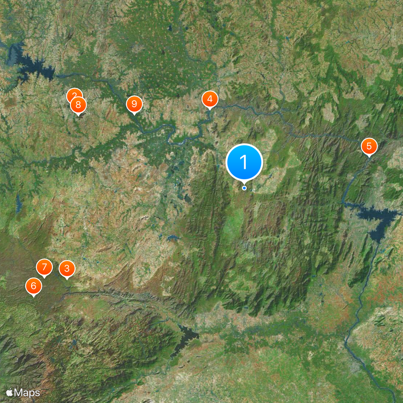 Distretto di Chamarajanagar Mappa