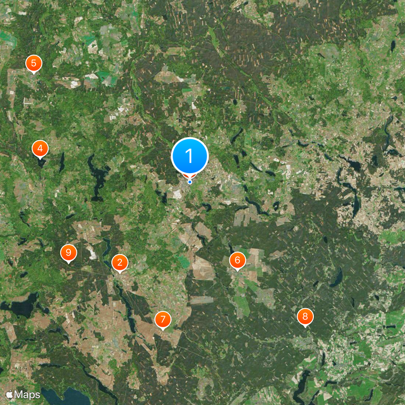 Miastko Map