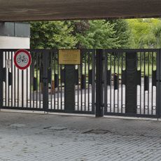 Dekorativní mříž krematoria České Budějovice