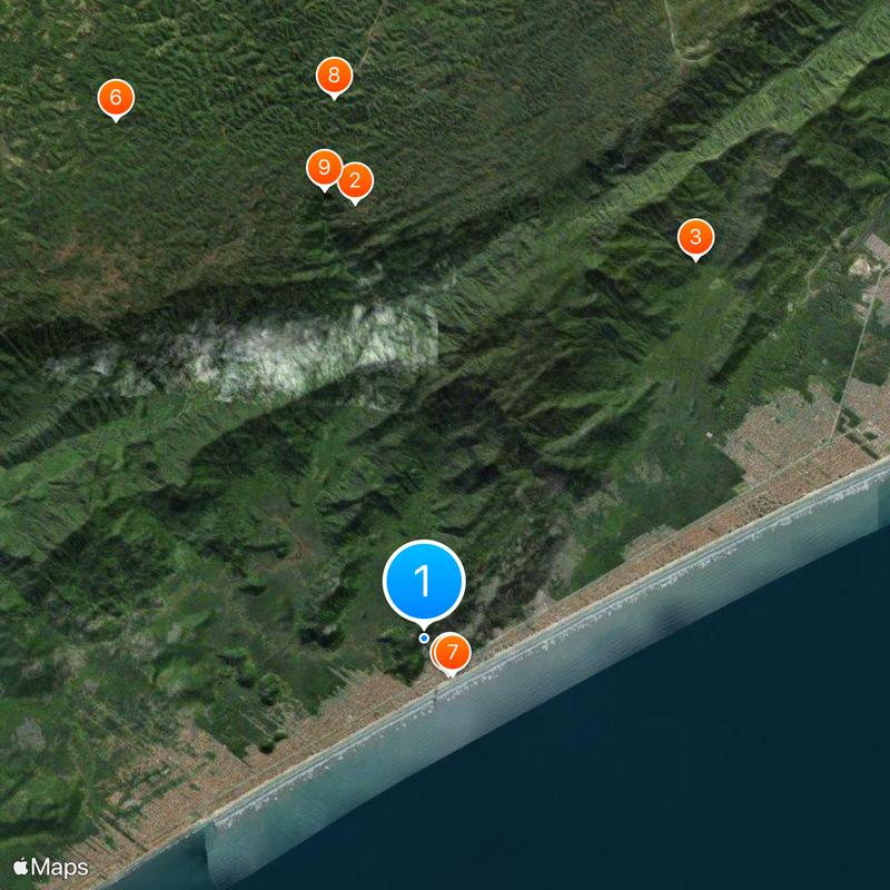 Mongaguá Map