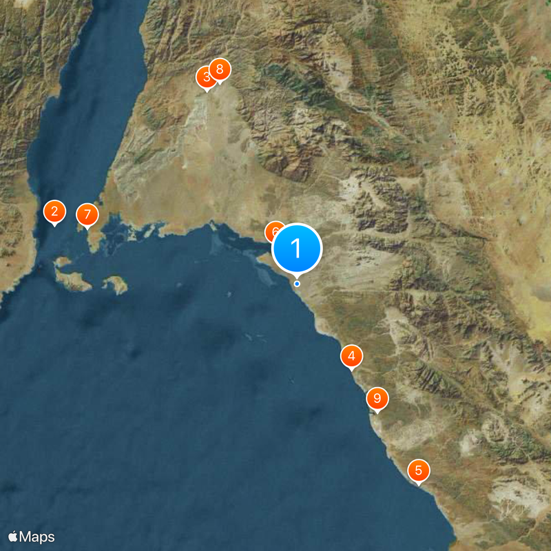 Neom Airport Map