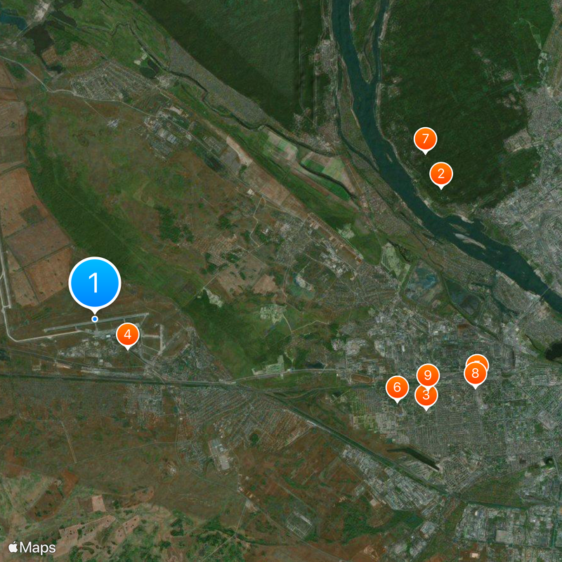 Tolmachevo Airport Map
