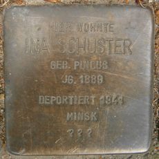 Stolperstein dedicated to Ina Schuster