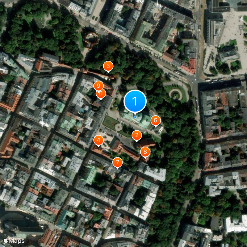 Juliusz Słowacki Theatre Mapa