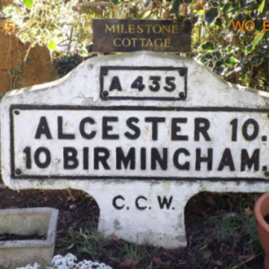 Milestone, the garden of Milestone Cottage, Portway