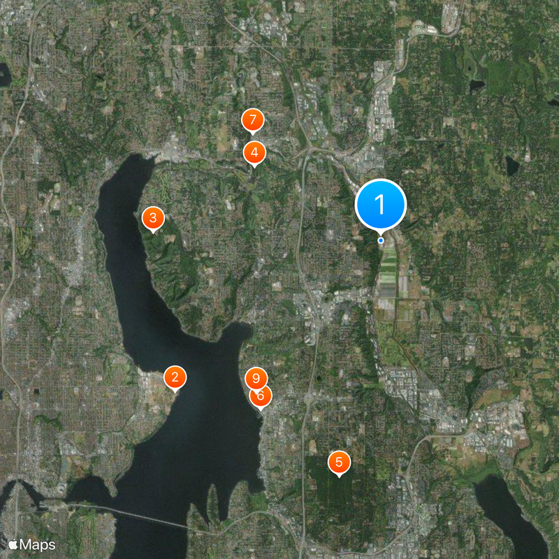 Chateau Ste. Michelle Mapa