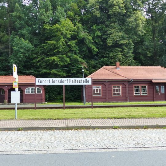 Train stop Kurort Jonsdorf Haltestelle