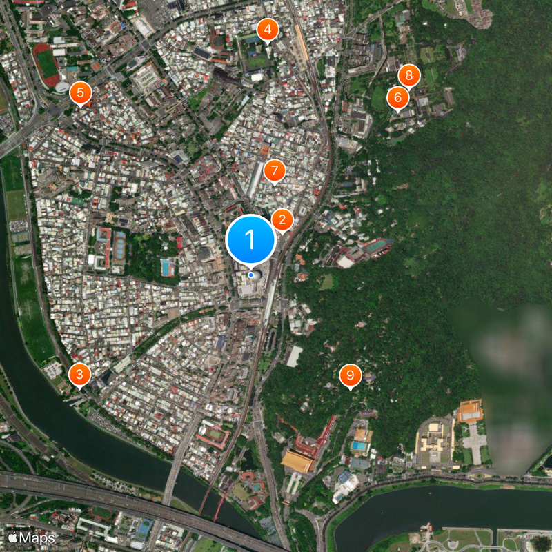 Taipei Performing Arts Center Mapa