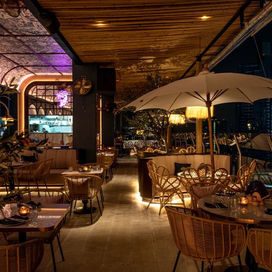 Pastel Rooftop Bar & Mediterranean Dining