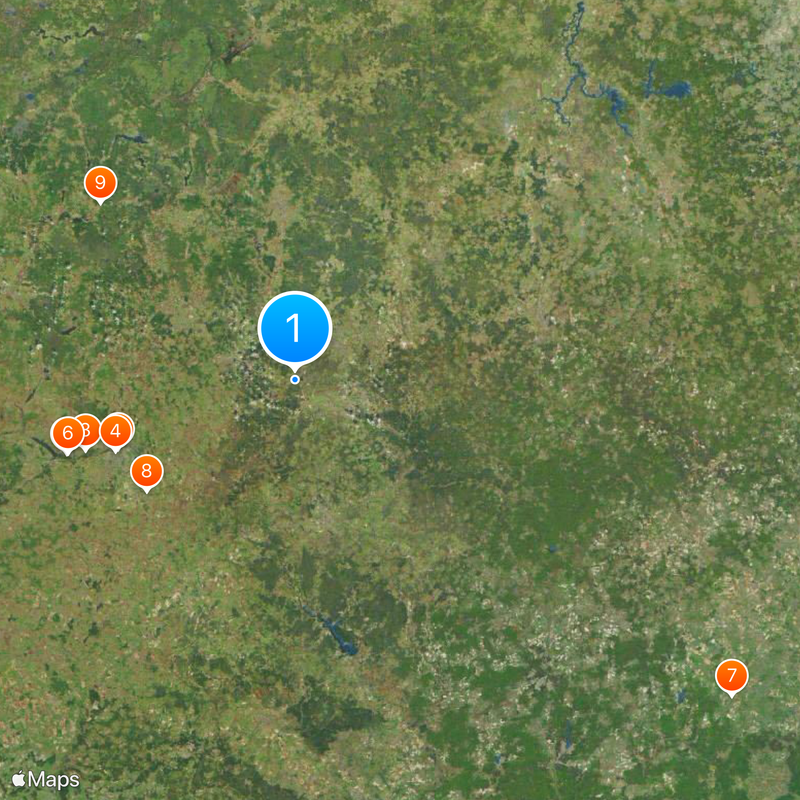 Oblast de Smolensk Carte