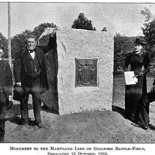 Maryland Monument, Guilford Courthouse