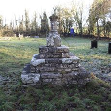Cross base in Churchyard of Church of St. Brynach