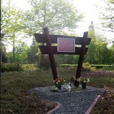Plaquette bij het NS-station
