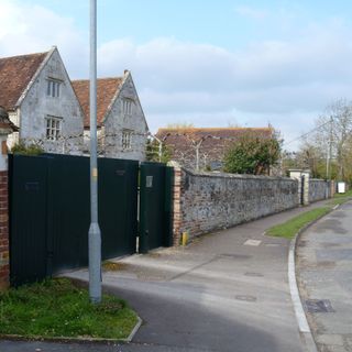 Forecourt Wall To Marwarden Court And St Lawrence Reading Road