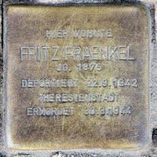 Stolperstein für Fritz Fraenkel